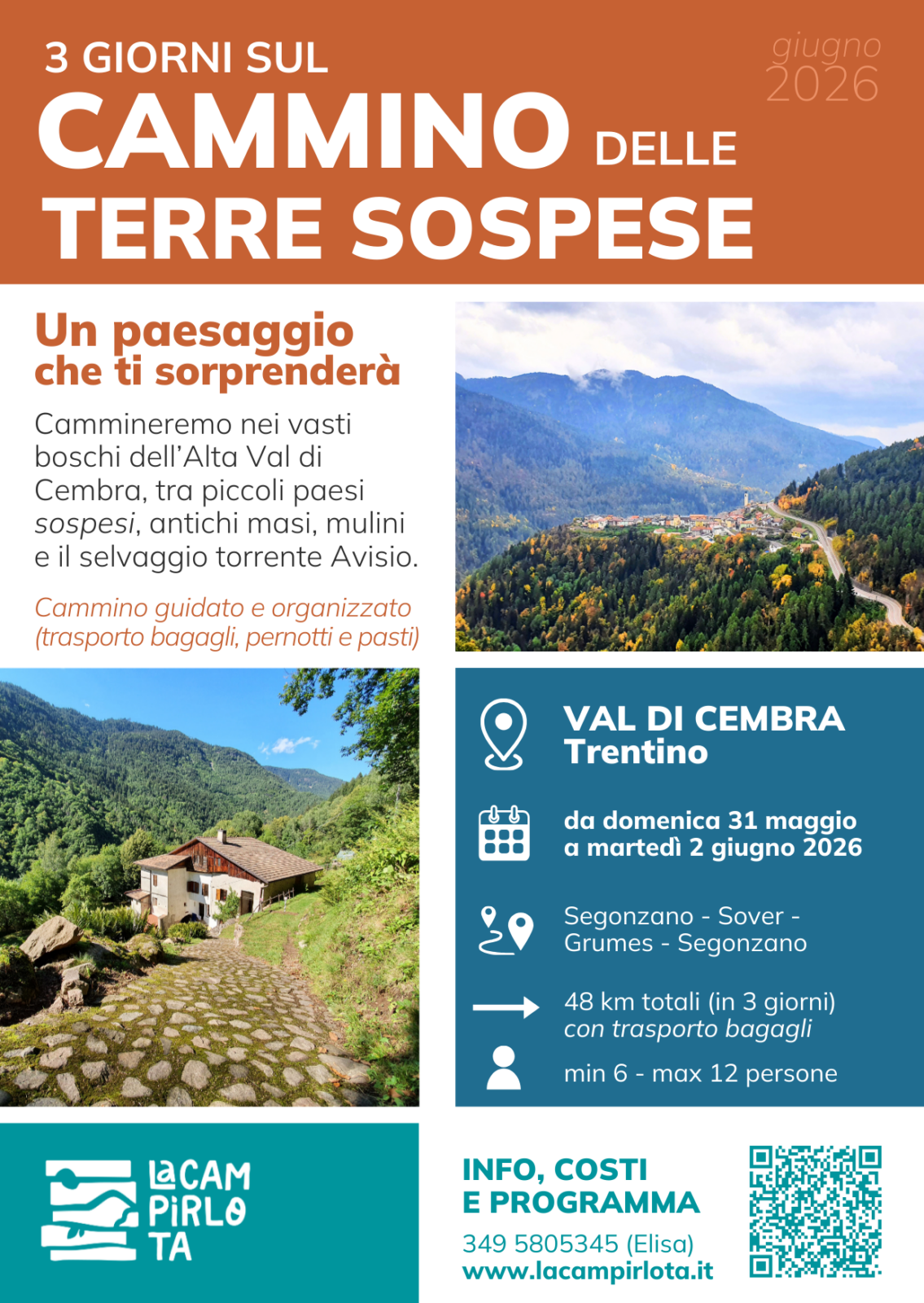 Cammino delle Terre Sospese giugno 2026