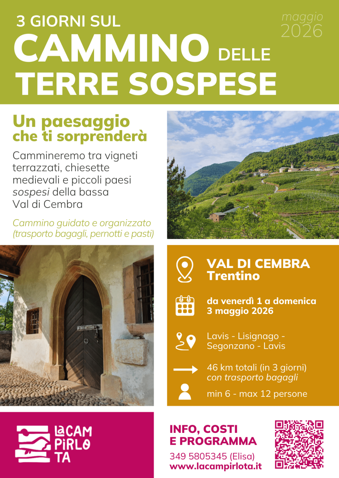 cammino delle terre sospese con La Campirlota